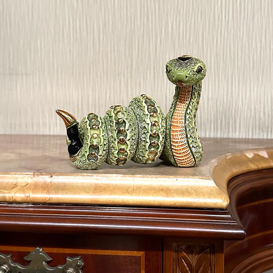 置物 ヘビ へび 蛇 陶器 送料無料 F252 |  | 06