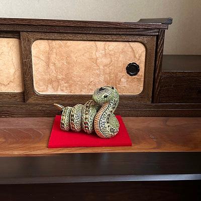 置物 ヘビ へび 蛇 陶器 送料無料 F252 |  | 08