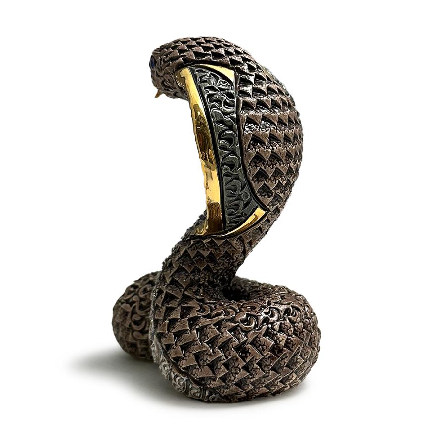 置物 ヘビ へび 蛇 コブラ 陶器 送料無料 F253 |  | 01