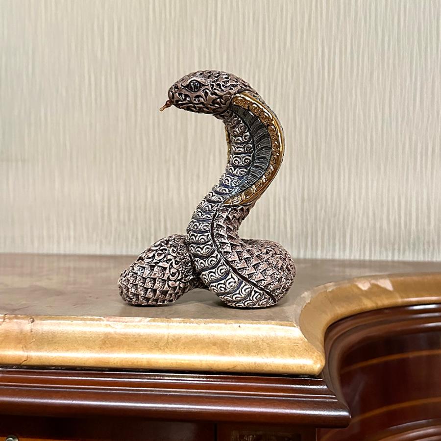 置物 ヘビ へび 蛇 コブラ 陶器 送料無料 F253 |  | 07