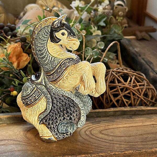 置物 ウマ うま 馬 陶器 送料無料 F258W |  | 05