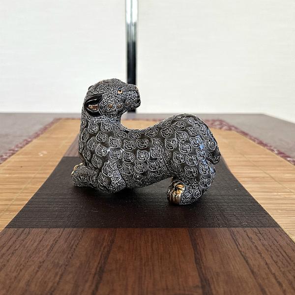 置物 パンサー ぱんさー 豹 ヒョウ ひょう 陶器 送料無料 F259 |  | 10