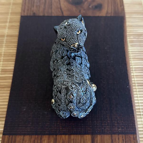 置物 パンサー ぱんさー 豹 ヒョウ ひょう 陶器 送料無料 F259 |  | 11