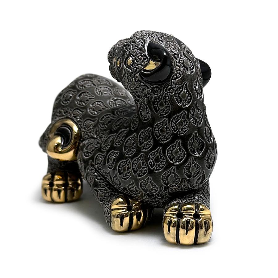 置物 パンサー ぱんさー 豹 ヒョウ ひょう 陶器 送料無料 F259 |  | 02