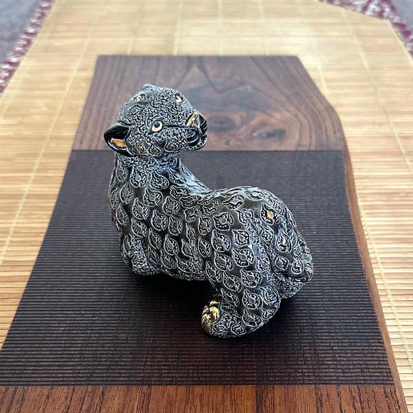 置物 パンサー ぱんさー 豹 ヒョウ ひょう 陶器 送料無料 F259 |  | 08