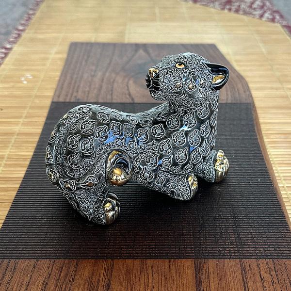 置物 パンサー ぱんさー 豹 ヒョウ ひょう 陶器 送料無料 F259 |  | 09