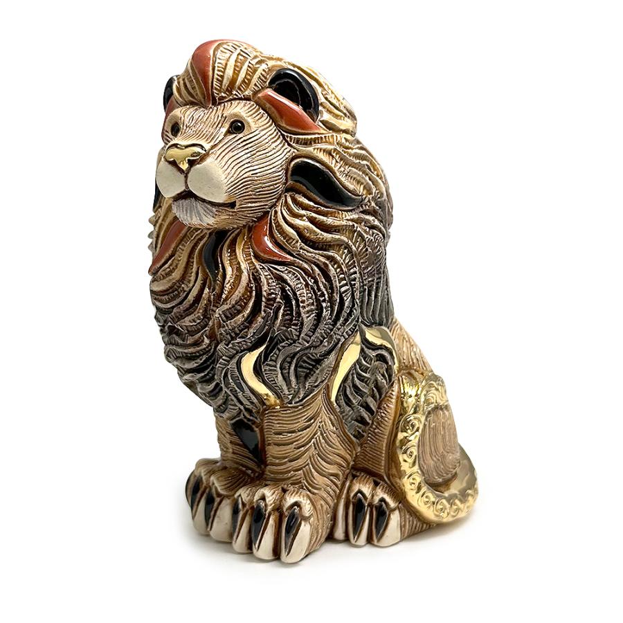 置物 ライオン らいおん 陶器 送料無料 F261 | 