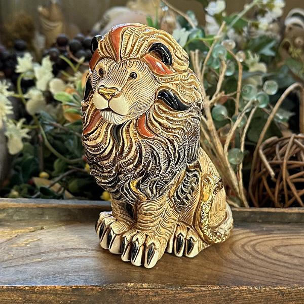 置物 ライオン らいおん 陶器 送料無料 F261 |  | 05