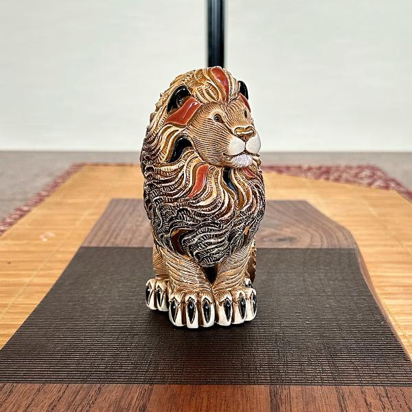 置物 ライオン らいおん 陶器 送料無料 F261 |  | 06