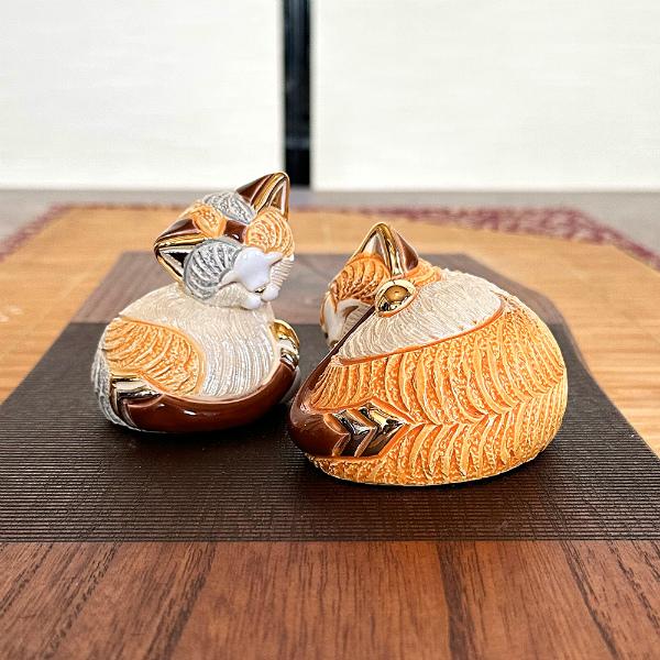 置物 ネコ ねこ 猫  陶器 送料無料 F264 |  | 07