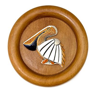【SALE50％OFF】壁掛け フレーム  オブジェ F30 動物 陶器 ペリカン 鳥 ペット インテリア オブジェ 雑貨 おしゃれ かわいい 贈り物 プレゼント |  | 03