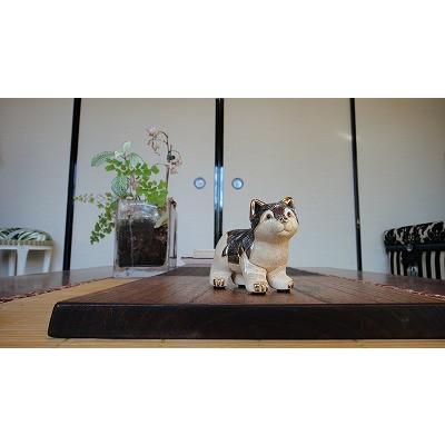 置物 イヌ いぬ 犬  オオカミ おおかみ 狼 陶器 送料無料 F336 |  | 01