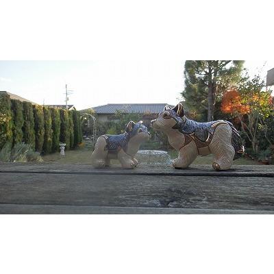 置物 イヌ いぬ 犬  オオカミ おおかみ 狼 陶器 送料無料 F336 |  | 11