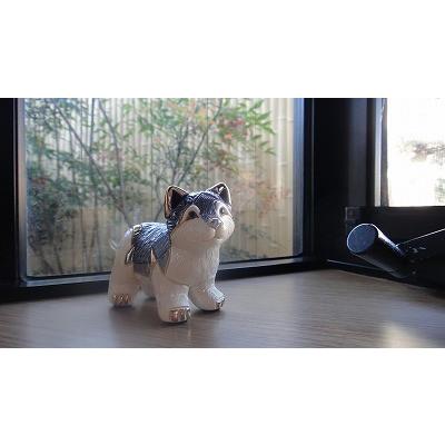 置物 イヌ いぬ 犬  オオカミ おおかみ 狼 陶器 送料無料 F336 |  | 05