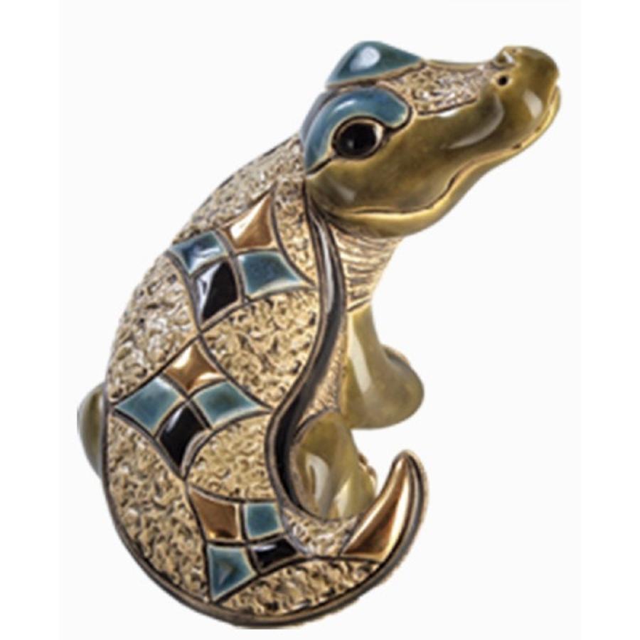 置物 ワニ わに 鰐 陶器 送料無料 F362 | 