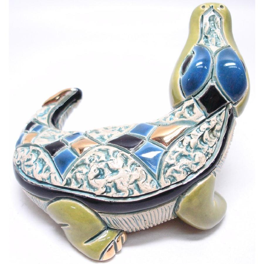 置物 ワニ わに 鰐 陶器 送料無料 F362 |  | 03