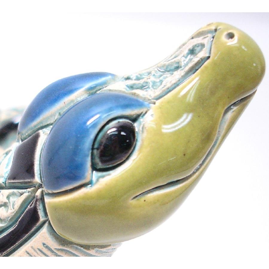 置物 ワニ わに 鰐 陶器 送料無料 F362 |  | 04