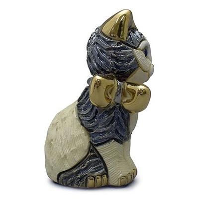 置物 ネコ ねこ 猫 陶器 送料無料 F372RD_1