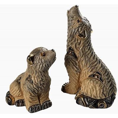 置物 イヌ いぬ 犬  オオカミ おおかみ 狼 陶器 送料無料 F382 |  | 07