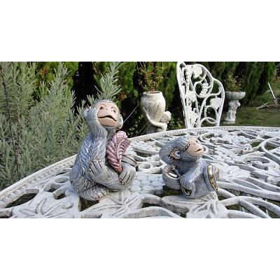 置物 サル さる 猿 陶器 送料無料 F386 : リンコナダ(日本代理店