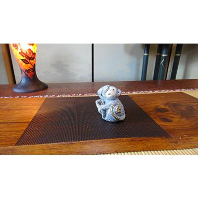 置物 サル さる 猿 陶器 送料無料 F386 : リンコナダ(日本代理店