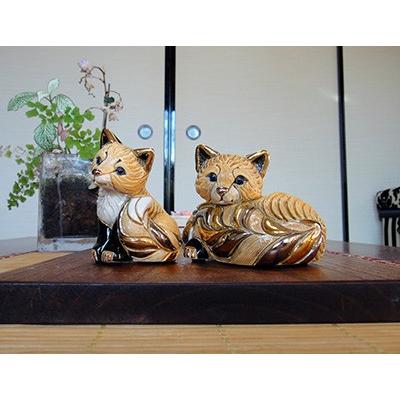 タカノミヤ キツネ 動物 陶器 置物 花器 インテリア 容 タカノミヤ キツネ 動物 陶器 置物 花器 インテリア 容