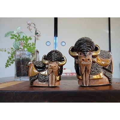 置物 ウシ うし 牛 陶器 送料無料 F401 |  | 15