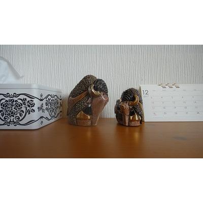 置物 ウシ うし 牛 陶器 送料無料 F401 |  | 17