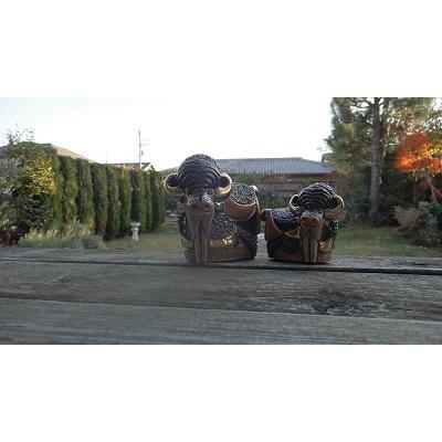 置物 ウシ うし 牛 陶器 送料無料 F401 |  | 18