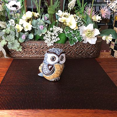 置物 フクロウ ふくろう 梟 陶器 送料無料 F405RD |  | 05