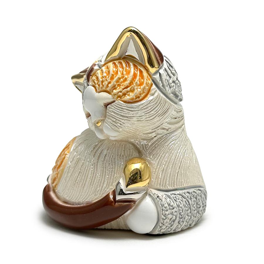 置物 ネコ ねこ 猫  陶器 送料無料 F464 |  | 01