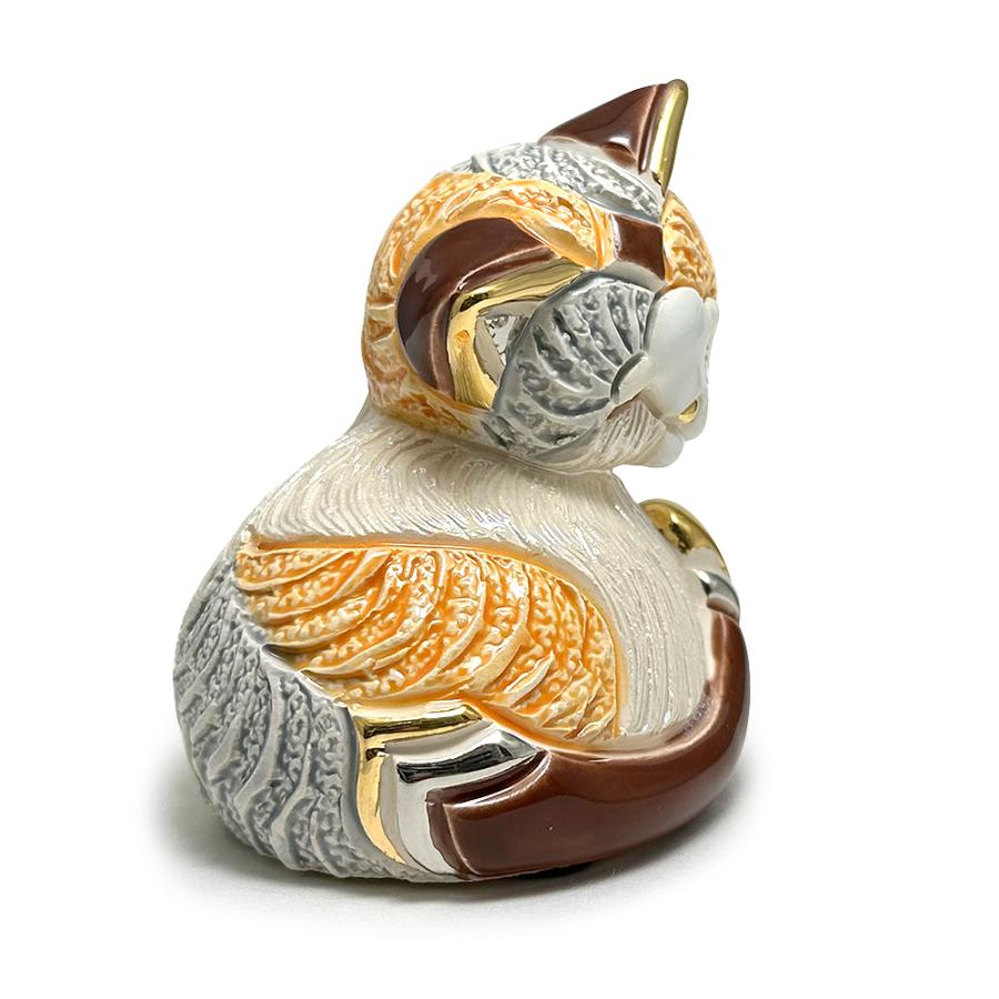 置物 ネコ ねこ 猫  陶器 送料無料 F464 |  | 02