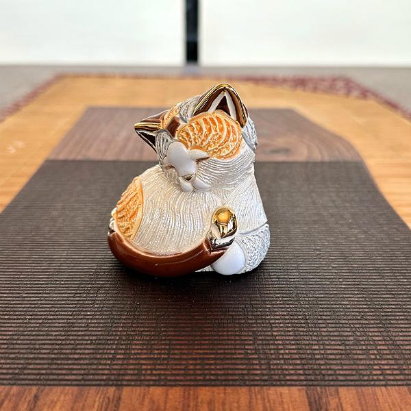 置物 ネコ ねこ 猫  陶器 送料無料 F464 |  | 05