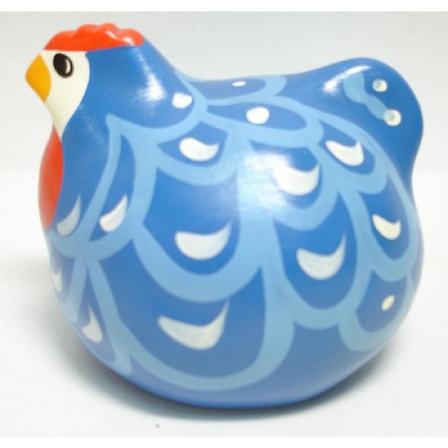 置物 ハッピーヘン 陶器 HEN-BL | 