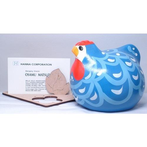 置物 ハッピーヘン 陶器 HEN-BL |  | 02