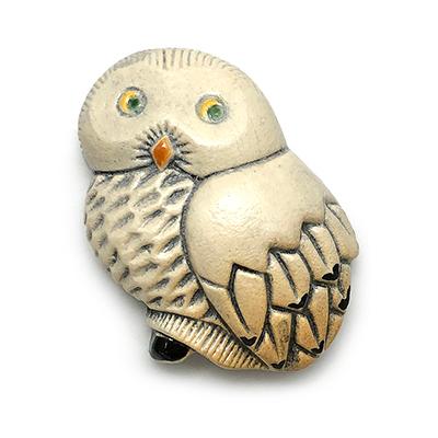 単品 送料 290円 マグネット 白フクロウ M36 陶器 置物 動物 フクロウ ふくろう 梟 owl インテリア オブジェ おしゃれ かわいい 雑貨 磁石 贈り物 プレゼント |  | 02
