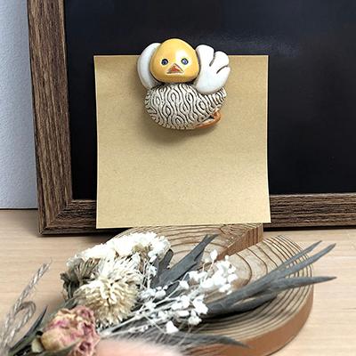 昭和レトロ　ペンギンとアヒルの陶器置物 RUNEペンギン キャラクター貯金箱 内藤ルネ 陶器 置物 昭和レトロ 当時