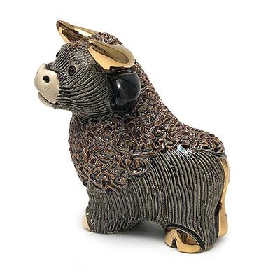 ミニ雄牛 置物 ウシ うし 牛 干支 丑 陶器  MI22 |  | 04