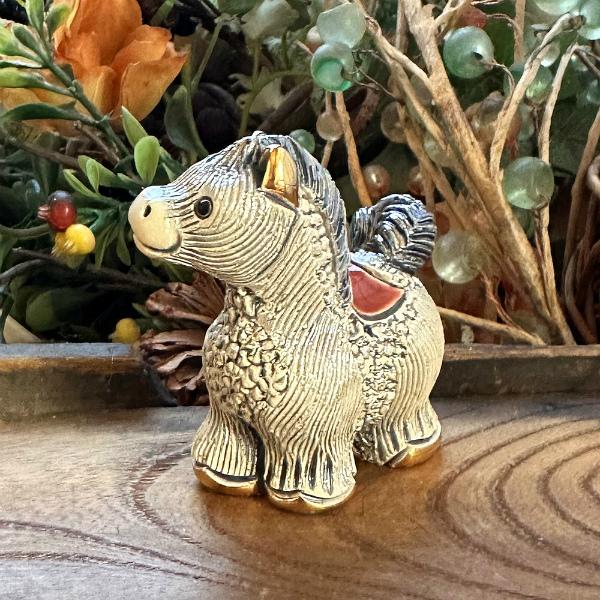 置物 ウマ うま 馬 シマウマ しまうま 陶器 MI25 : リンコナダ(日本