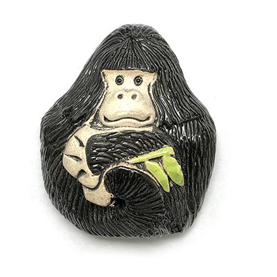 マグネット ゴリラ MP13 陶器 置物 動物 猿 ゴリラ さる サル monkey インテリア オブジェ おしゃれ かわいい 雑貨 磁石 贈り物 プレゼント |  | 01