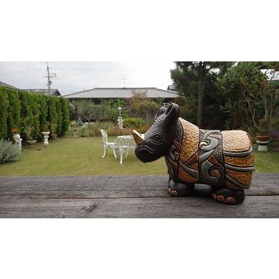 置物 サイ さい 犀 陶器 送料無料 SW005 : リンコナダ(日本代理店