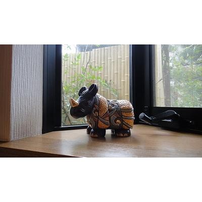 置物 サイ さい 犀 陶器 送料無料 SW005 : リンコナダ(日本代理店
