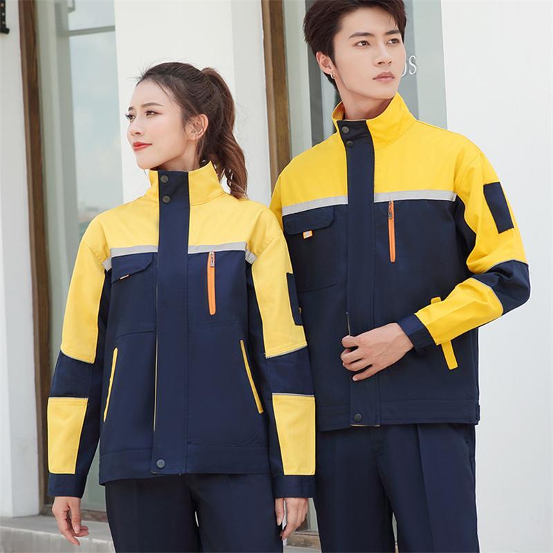 特価】作業服 上下セット 長袖 作業着 ブルゾン パンツ