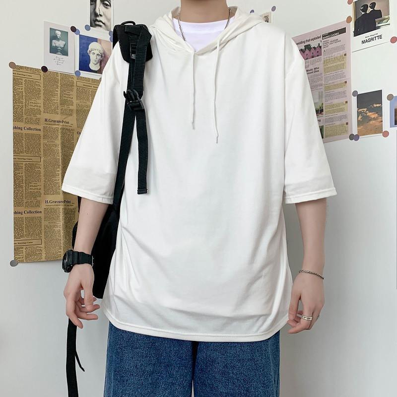 期間限定】半袖パーカー パーカー メンズ 半袖 夏 Tシャツ プル
