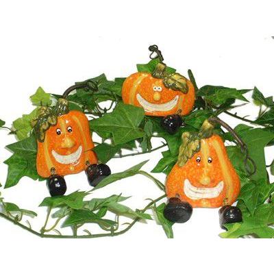 パンプキンデコレーション（5個セット）ハロウィン 飾り 陶器 かぼちゃ