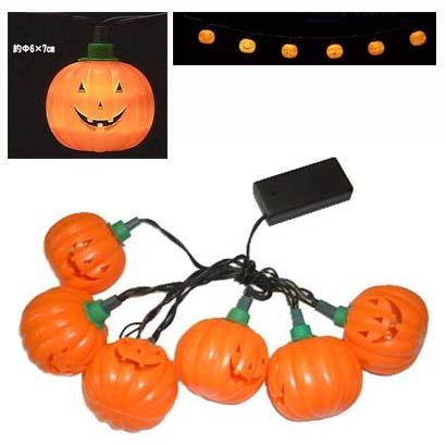 ハロウィン パンプキンLEDライト 2箱セット 6球×2