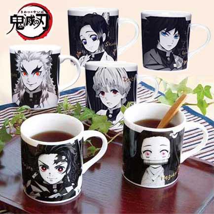 鬼滅の刃 マグカップ モノクロ 日本製 ライセンス正規品 アニメ 炭次郎  