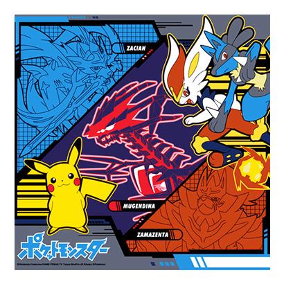 【新品未使用】ポケモン ハンカチ 2枚セット rindoukan_s-1027