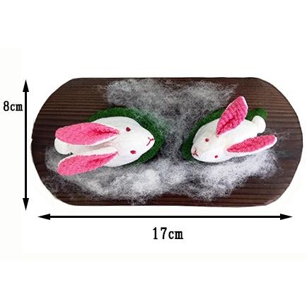 雪うさぎ 飾り ちりめん 置物 手作り オリジナル インテリア 雪うさぎ 飾り ちりめん 置物 手作り オリジナル インテリア