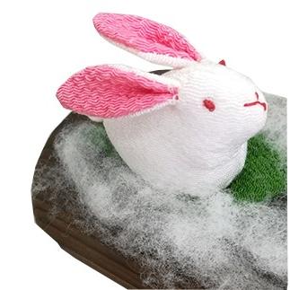 雪うさぎ 飾り ちりめん 置物 手作り オリジナル インテリア 雪うさぎ 飾り ちりめん 置物 手作り オリジナル インテリア